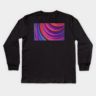 Ribbon Refraction Kids Long Sleeve T-Shirt